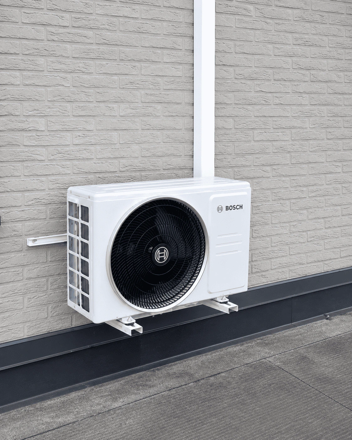 Unité extérieure Bosch Climate 3000i installée